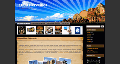 Desktop Screenshot of 1000merveilles.com