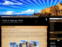 Tablet Screenshot of 1000merveilles.com